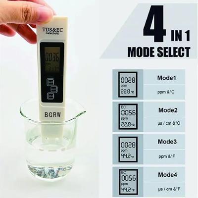 Water Quality Tester Pen 990ppm TDS Accurate
