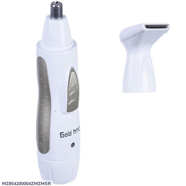 Rechargeable Nose Hair Trimmer White ABS for Men Women