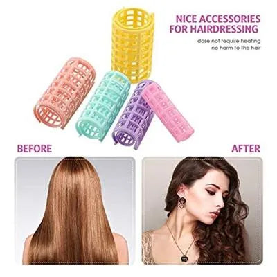 Multicolor Hair Rollers for Salon Quality Curls No Heat