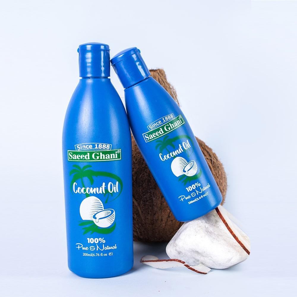 Coconut Hair Oil for Frizz Control 200ml Blue Bottle (premium quality, Original)