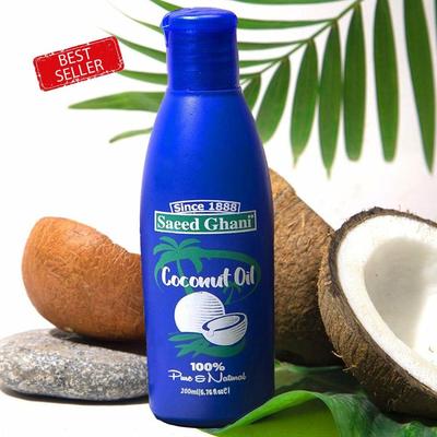 Coconut Hair Oil for Frizz Control 200ml Blue Bottle (premium quality, Original)