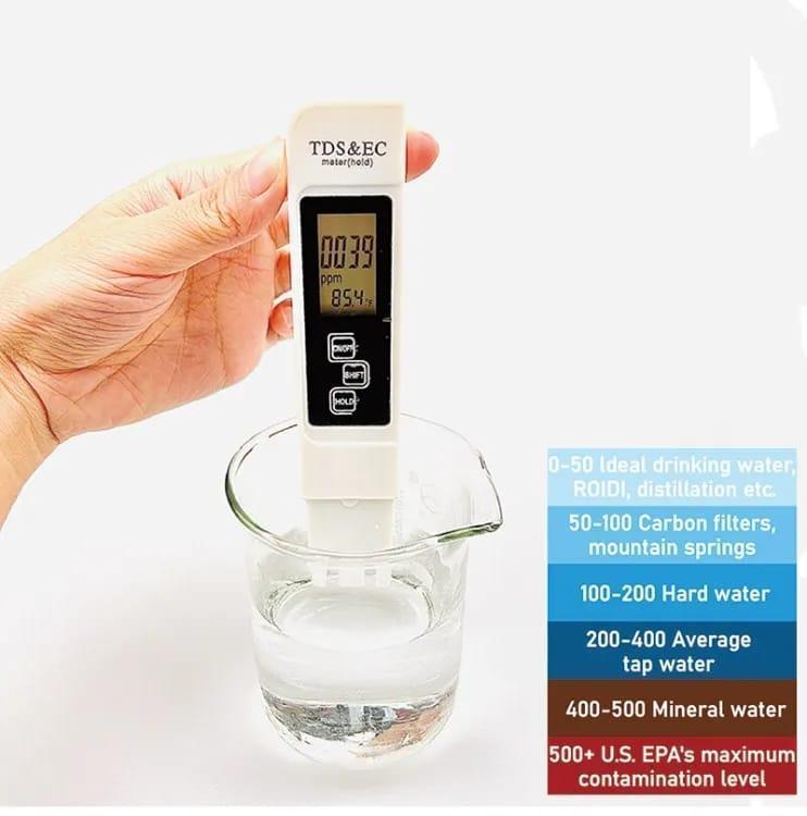 Water Quality Tester Pen 990ppm TDS Accurate