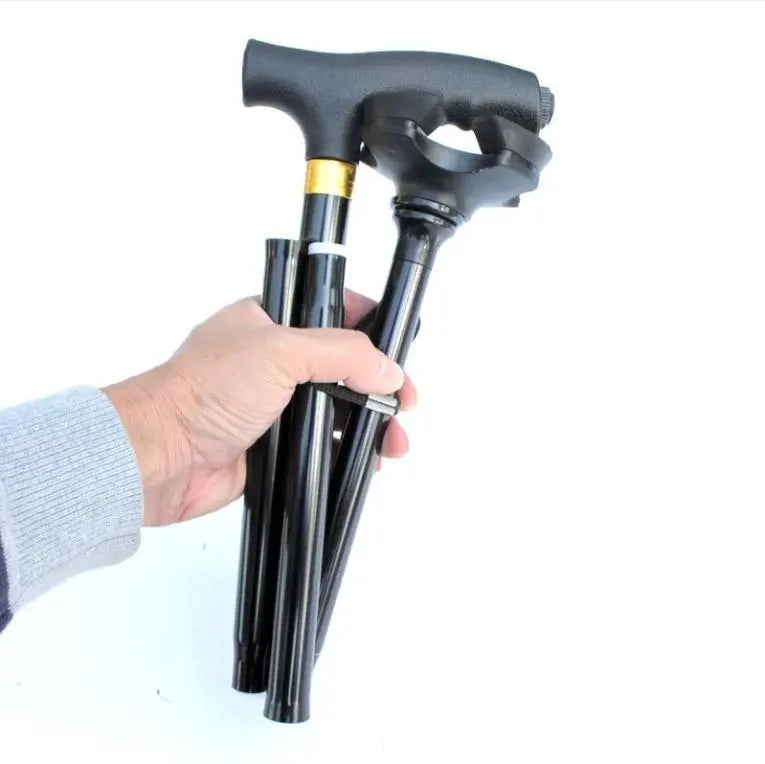 Premium Folding Walking Cane with LED Lights for Seniors