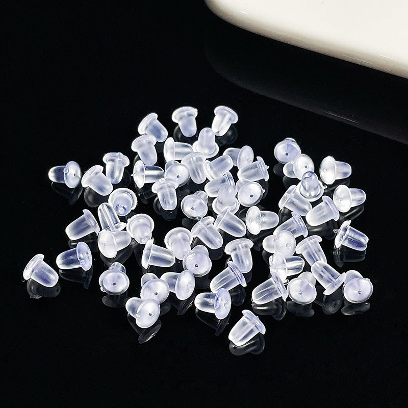 Transparent Bullet Earplugs Anti-Drop Modern Style (4mm small size (8000 a pack)