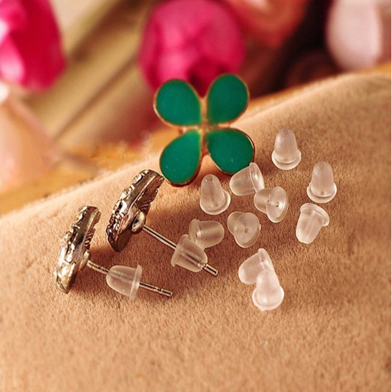Transparent Bullet Earplugs Anti-Drop Modern Style (4mm small size (8000 a pack)