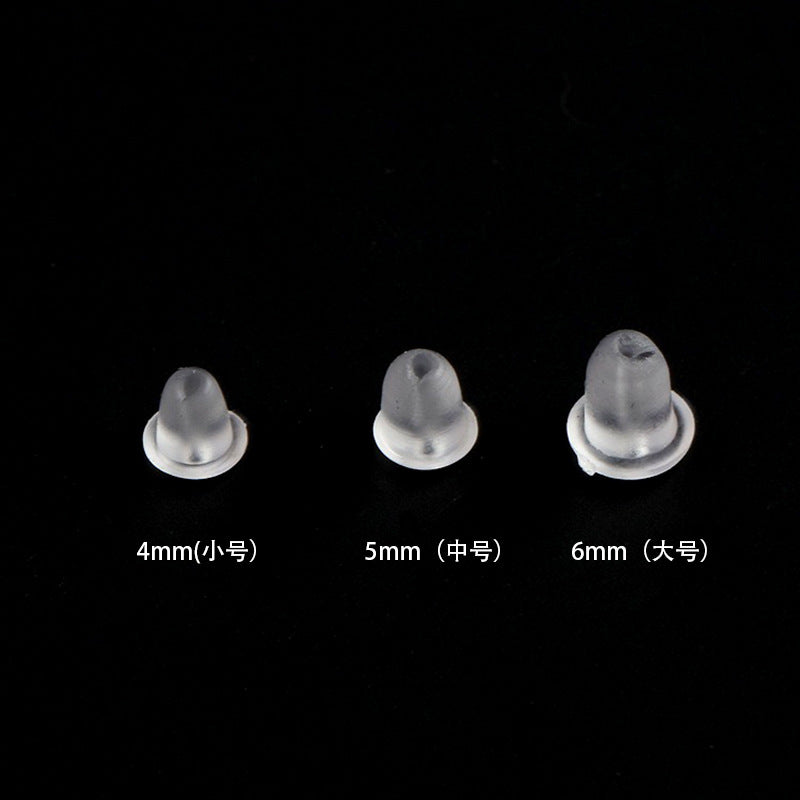 Transparent Bullet Earplugs Anti-Drop Modern Style (4mm small size (8000 a pack)