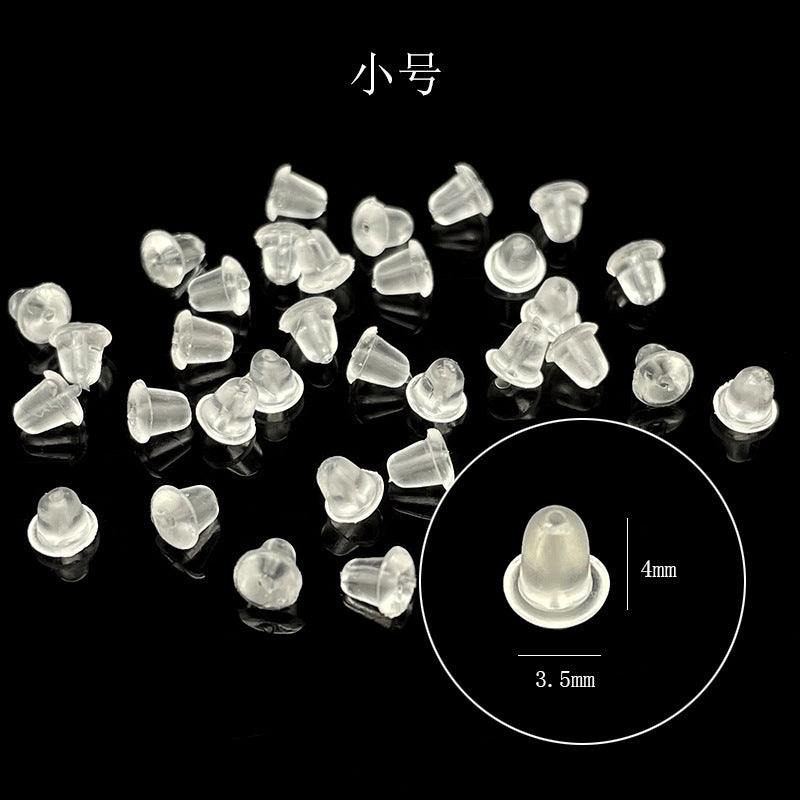 Transparent Bullet Earplugs Anti-Drop Modern Style (4mm small size (8000 a pack)