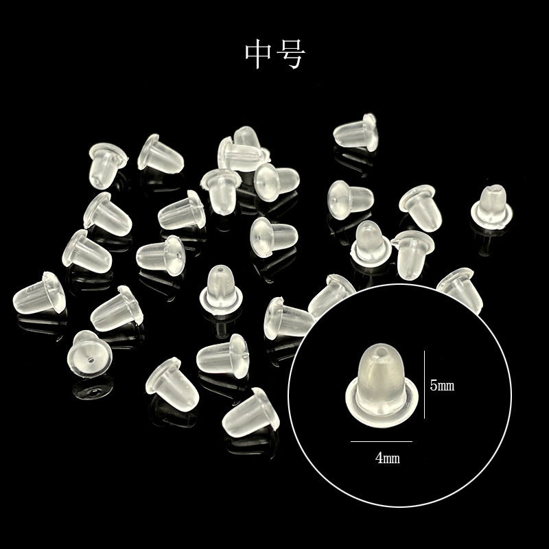 Transparent Bullet Earplugs Anti-Drop Modern Style (4mm small size (8000 a pack)