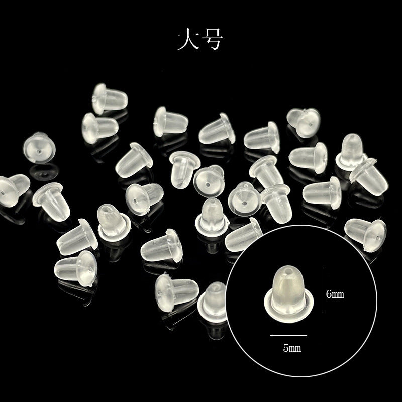 Transparent Bullet Earplugs Anti-Drop Modern Style (4mm small size (8000 a pack)