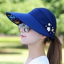 Stylish Sun Hat with Floral Embellishments for Women